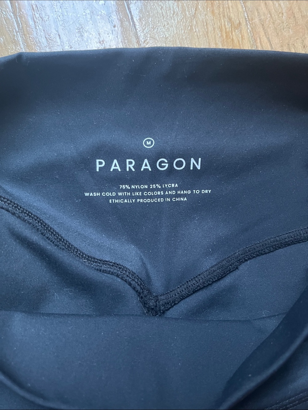 PARAGON Black Athletic Shorts with Subtle Logo - Picture 5 of 5